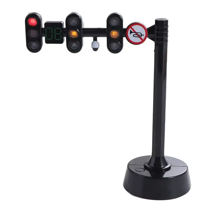 Panneaux lumineux de feu de circulation, Mini modèle d'arrêt, ensemble de jeu pour nouveau-né, fille