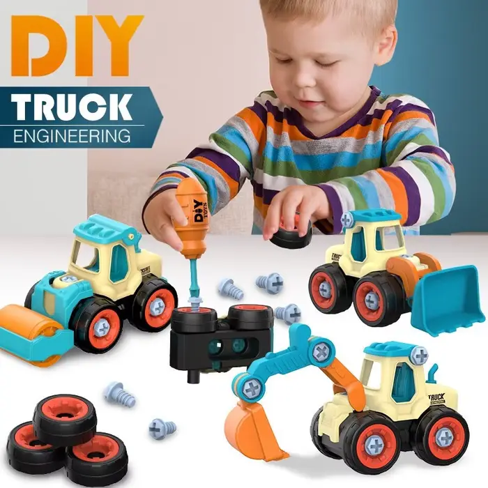 Écrou démontage chargement déchargement ingénierie camion pelle Bulldozer Montessori éducation jouet