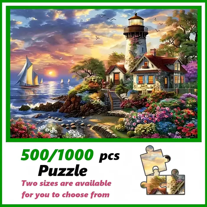 Un puzzle de haute qualité de 500/1000 pièces