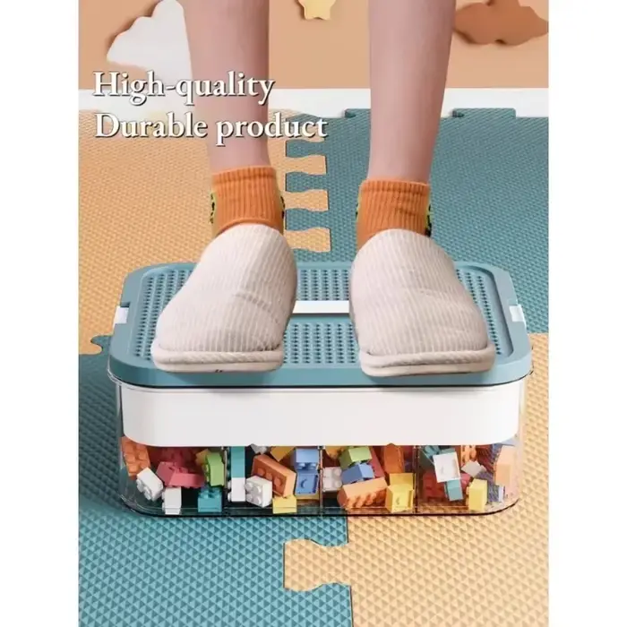 Boîte de rangement pour blocs de construction pour enfants
