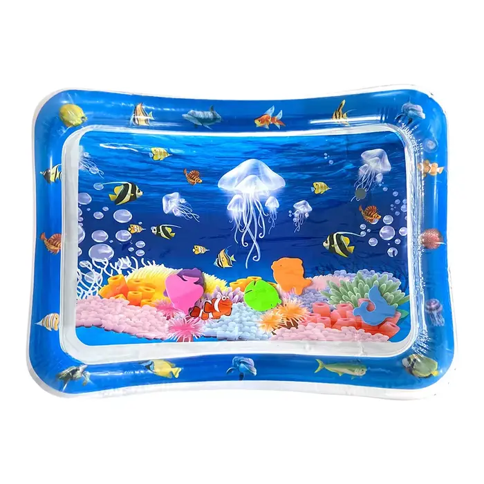 Tapis de jeu d'eau pour bébé, coussin gonflable en PVC pour nourrissons, temps du ventre, coussin d'