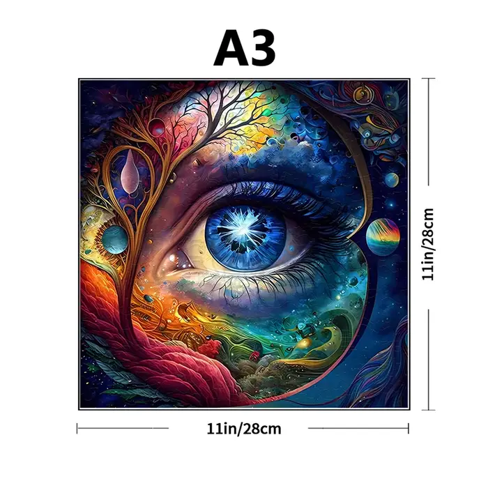 Puzzles en bois pour adultes - Série d'art fantastique (animaux magiques