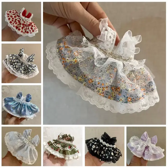 Vêtements de poupée élégants de 15 à 15cm, jolie robe de poupée mignonne, jouet décontracté pour fil