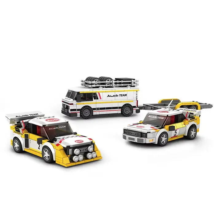 Australie S1 Kit de blocs de construction 3-en-1 Voiture de sport technique E2 Camion Remorque Modèle Briques Jouets