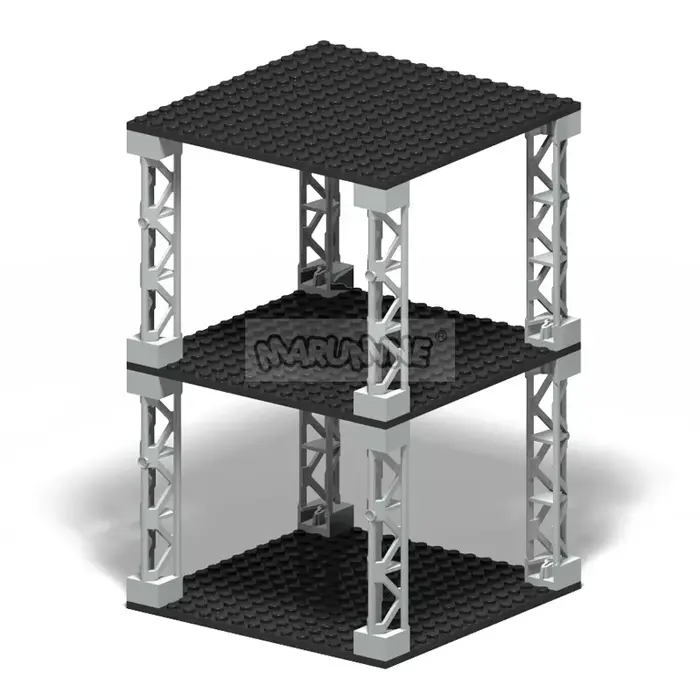 Marumine – blocs de Construction, plaque de Base Double face 16x16 91405, pièces à assembler, brique