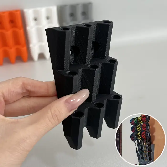 Présentoir de fléchettes minimaliste 1/2 pièces