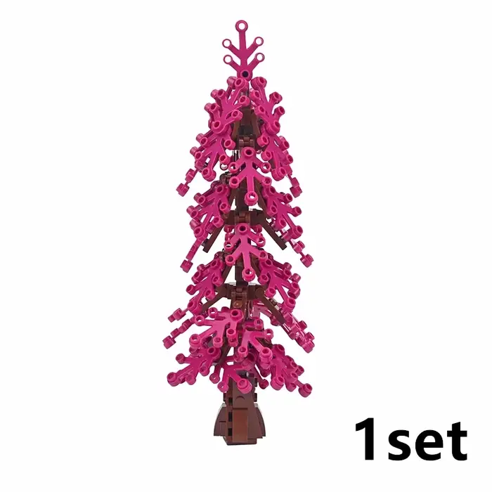 Arbres de ville blocs de construction de cèdre séquoia bloc jouet arbre de noël pour enfants cadeaux