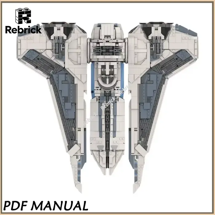 Ensemble de construction MOC de vaisseaux spatiaux de combat