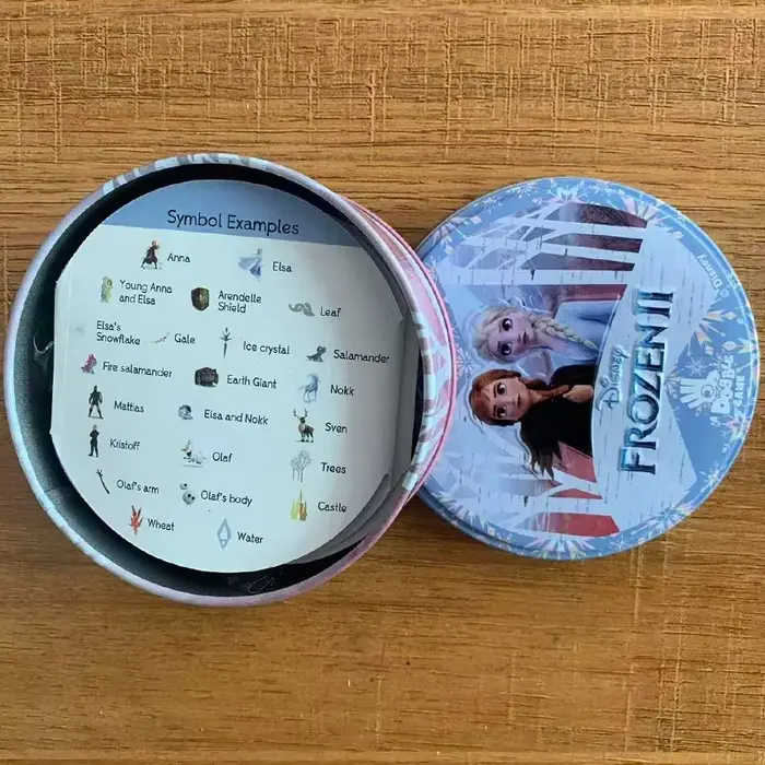 Spo It jeux de cartes trouver différents jeux de cartes Doble boîte jeux de société pour enfants éta