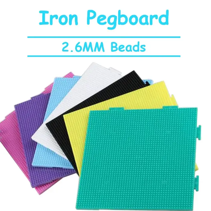 Perles colorées EVA personnalisables panneau perforé 50x50 points bricolage puzzle créatif occaions spéciales jeunes adultes adolescents