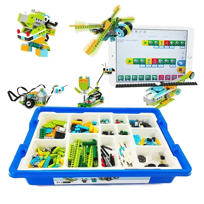 WeDo 2.0 fonctions éducatives pièces compatibles 45300 ensemble de base blocs de construction bricol