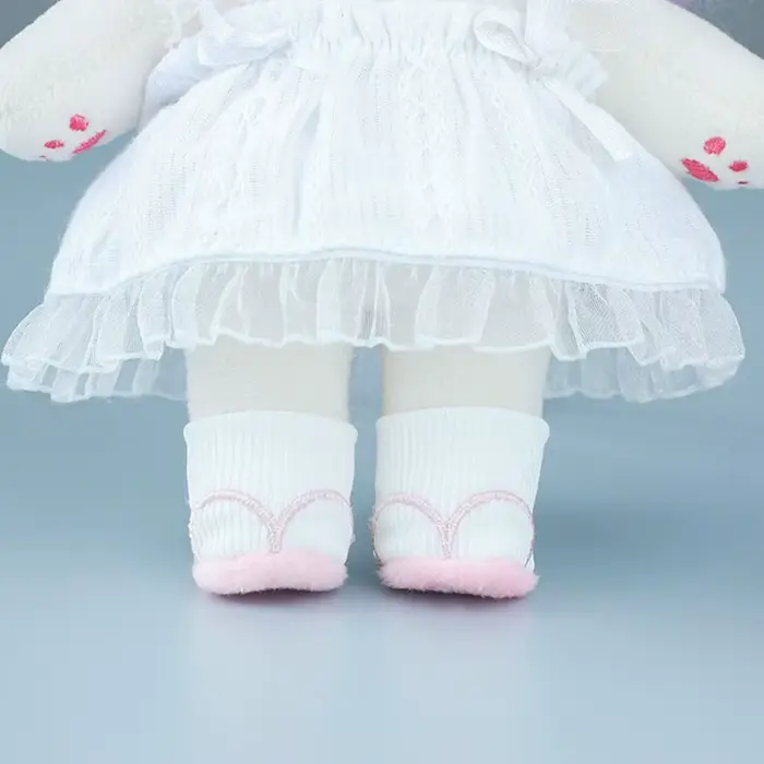 Chaussures de poupée en peluche de 20CM, Mini chaussures, sandales, chaussettes à motifs, bottes à l