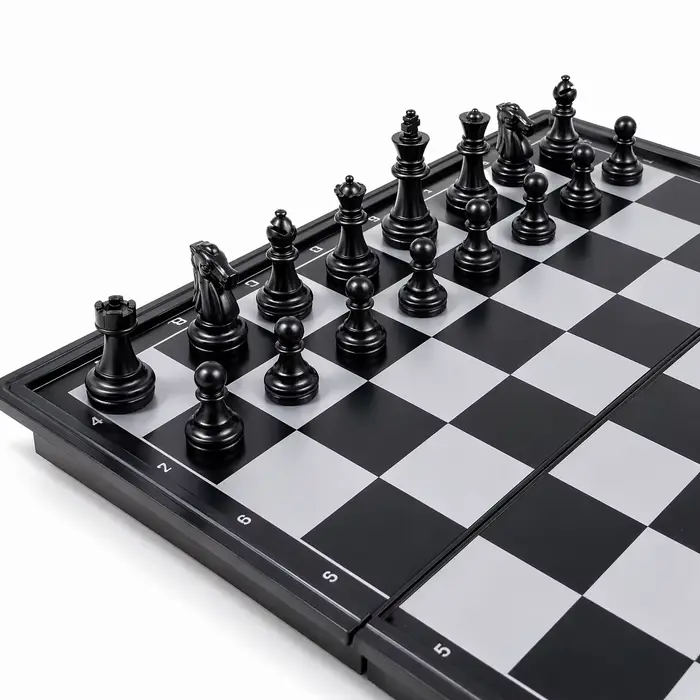 Jeu multifonctionnel Échecs et Dames pliable pour adolescents et étudiants occasion cadeau éducatif compétitif puzzle stratégique