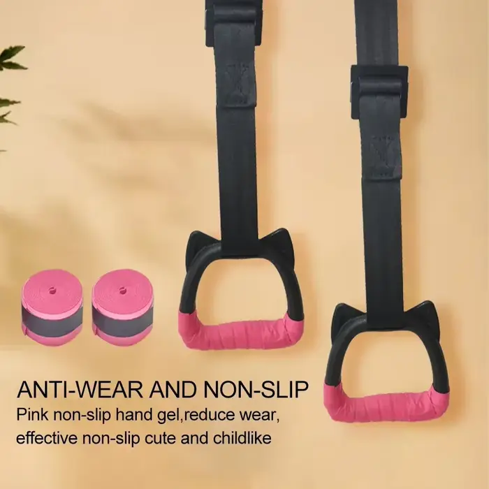 Anneaux de gymnastique antidérapants