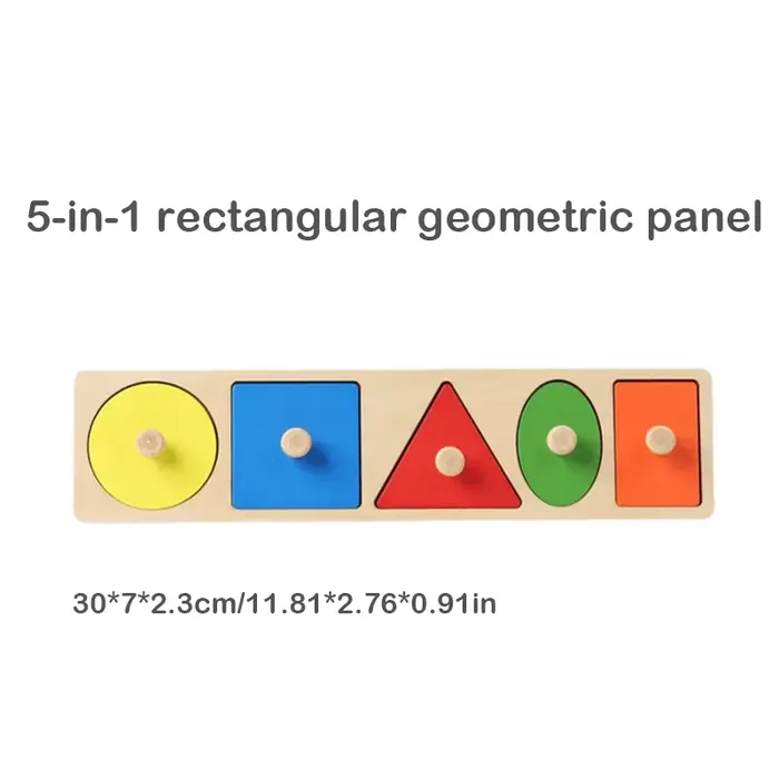 Jouets puzzle Montessori pour bébé, planche à gratter en bois de forme et de couleur assortie, jouet