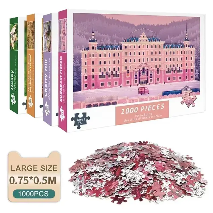 75*50CM adulte 1000 pièces papier Puzzle belle guérison haute difficulté décompression