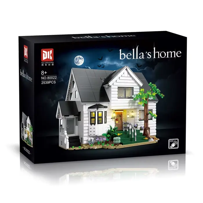 Ensemble de blocs de construction Bella Villa pour adultes, jeux de construction en plastique, modèle de bâtiments célèbres et modernes, jouet de construction pour passionnés de construction et amoureux de l'architecture