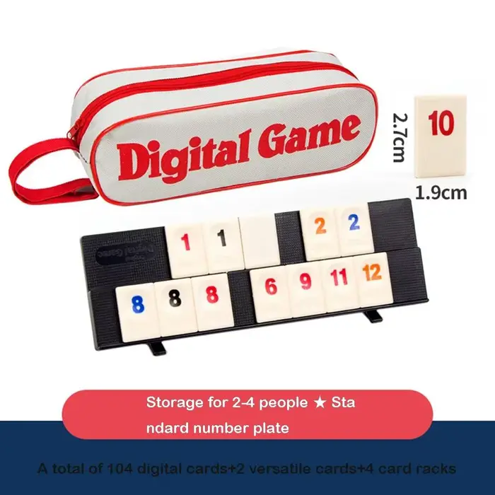 1 Jeu de Mahjong israélien numérique, cartes de Mahjong, jeu de société, jouets de loisirs, jeux de 