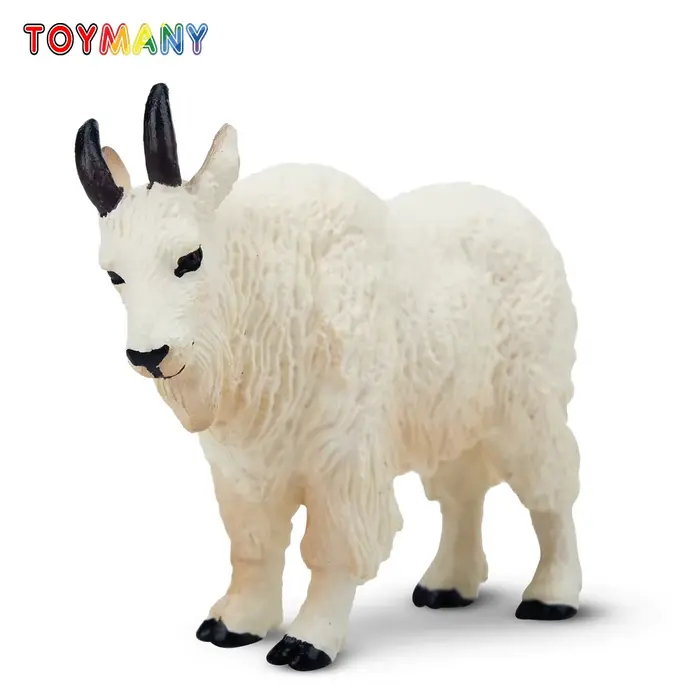 Toymany Simulation montagne chèvre faune modèle Animal jouet Mini Figurines poupées Action