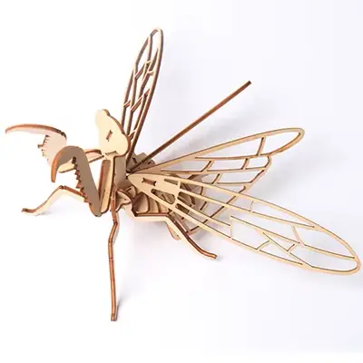 Puzzles 3D pour enfants, assemblage en bois, voiture, avion, modèle animal, jouet pour adultes, joue