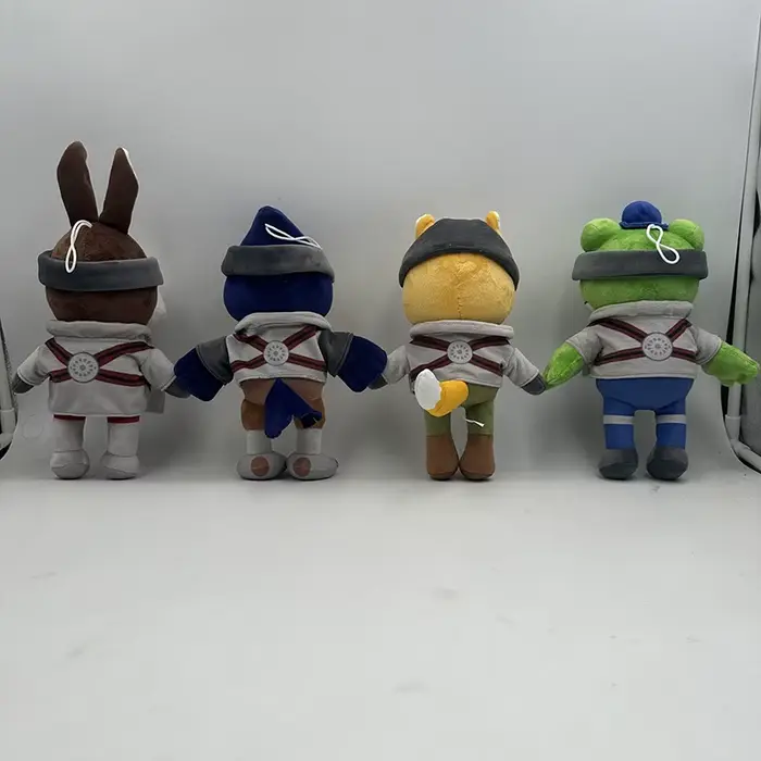 Peluches Star Fox McCloud et Peppy Hare Jouets Doux Anime Film TV Cadeau Anniversaire Occasions Spéciales