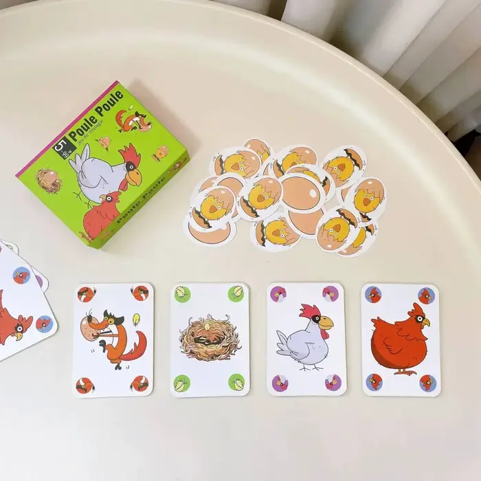 Jeu de société Chiu Chiu Chicken pour enfants de 5 à 8 ans