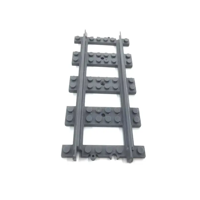 50 pièces/lot Trains urbains Train Rail Rails droits blocs de construction techniques ensemble briqu