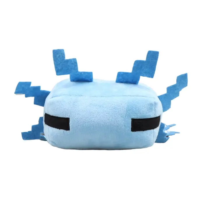 Jouets en Peluche Axolotl bleu 30cm, poupées d'animaux en Peluche Axolotl Kawaii, jeu doux, cadeau d