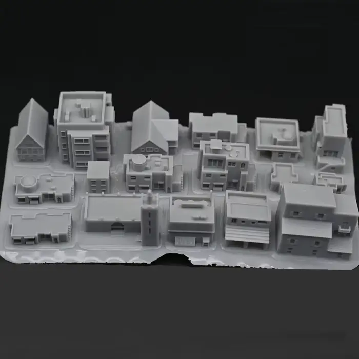 1 ensemble 1/2000 1/700 1/350 échelle maison modèle de construction Simulation Architectural résine 