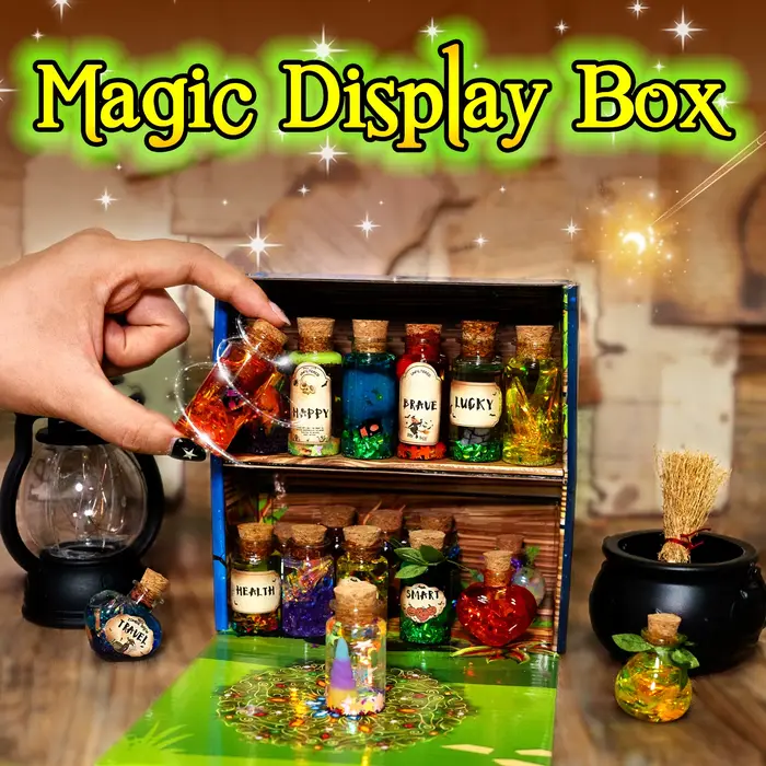 Kit de Potions magiques féeriques pour enfants, bricolage, ensemble de fabrication de Potions, bouteilles de Potion féerique, jouet artisanal, ensemble scientifique, Kits magiques