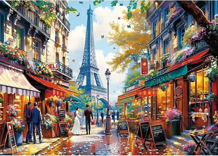Puzzle de 500/1000/1200/2000 pièces sur le thème de Paris