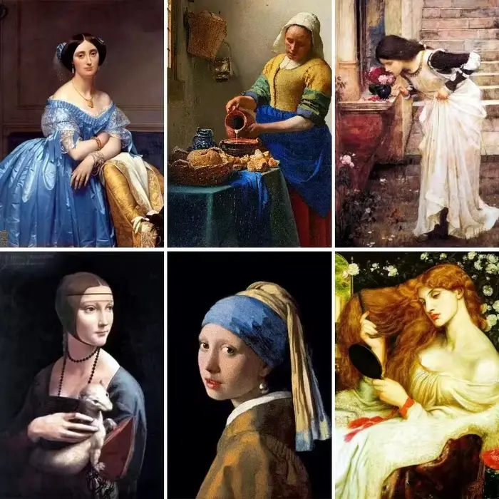 Puzzle 1000 pièces Vermeer La Jeune Fille avec une Boucle d'Oreille en Perle