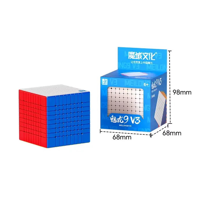 [Picube] MoYu Meilong 9x9x9 V3 Cube magique Puzzle Cube magique magnétique 9x9 vitesses Cubo Magico 