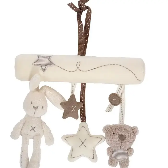 Poussette pour bébé, jouet suspendu, berceau Mobile, hochet Animal Musical, siège de voiture de voya