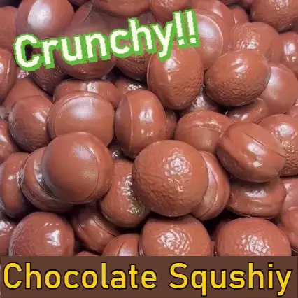 Balle anti-stress en chocolat, modulable, non rebondissante, craquante, à presser, jouet sensoriel ASMR, jouets anti-stress pour adultes, cadeau
