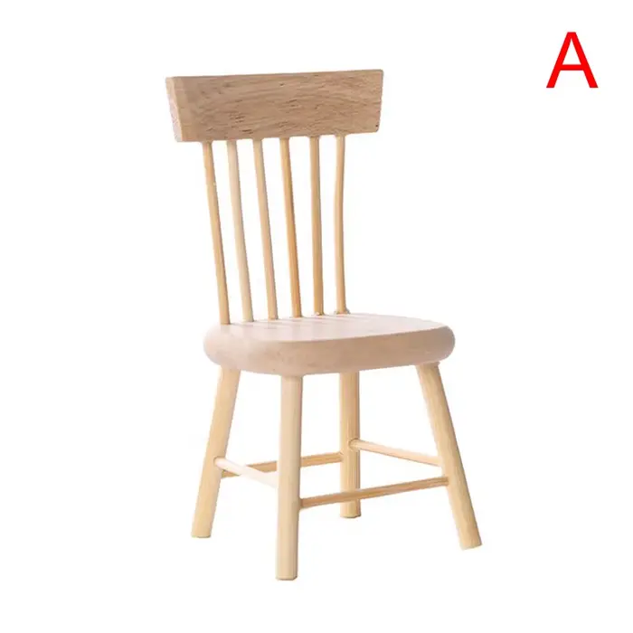 Maison de course l'inventaire, meubles en bois, table à manger, chaise, jouet de simulation, 1/12