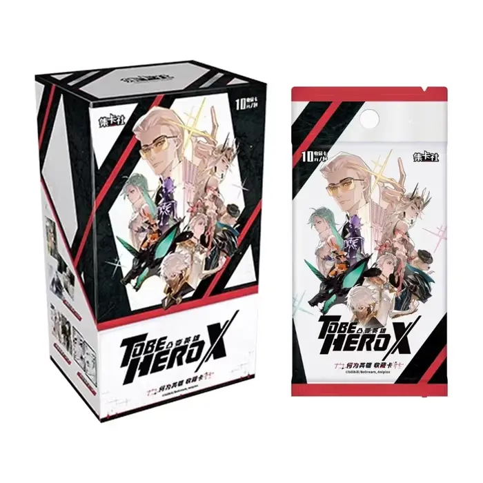 Véritable pour être HERO X carte je suis le héros série cartes à collectionner sur le thème d'anime