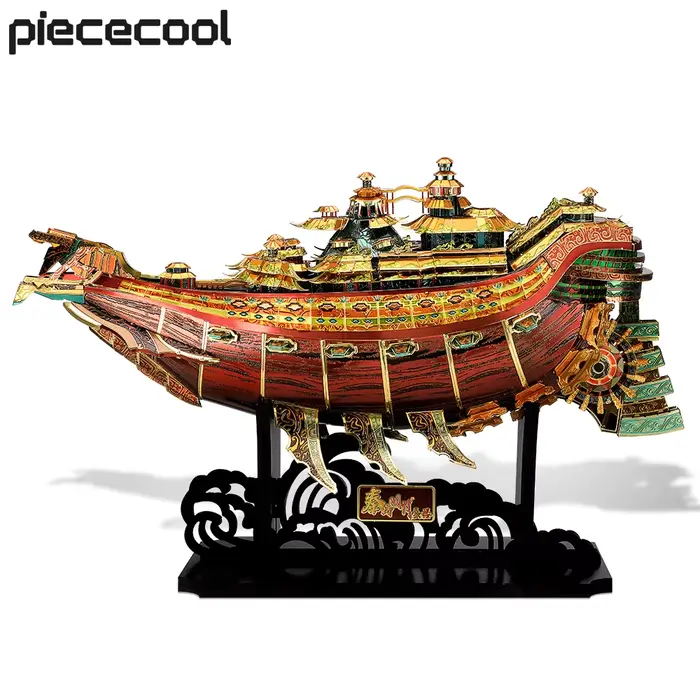 Piececool-Puzzle 3D Mirage Modèle Analyste pour Adultes, Analyste de Construction en Métal, Bricolag