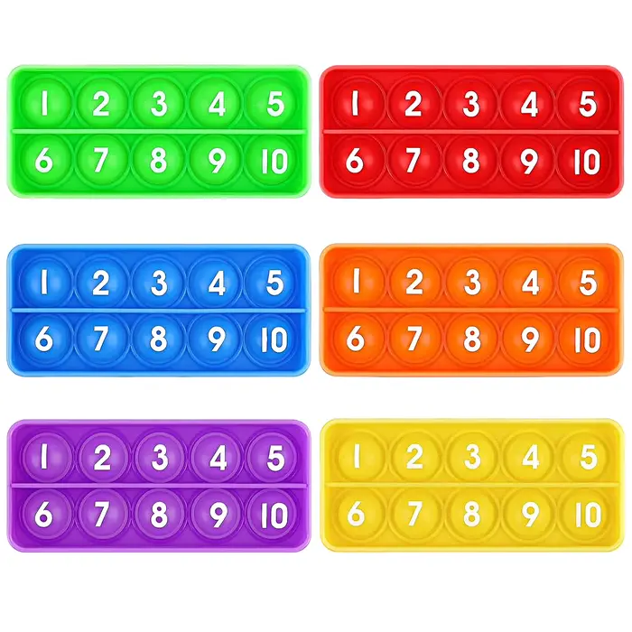 Jeux mathématiques à dix cadres, jouet pour enfants, manipulateurs mathématiques pour élèves d'âge p