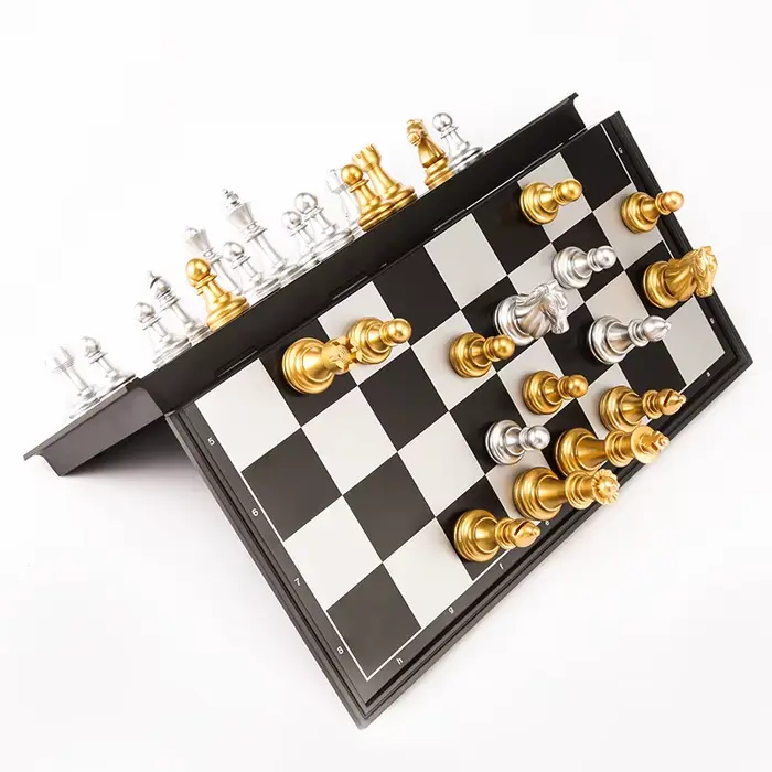 Jeux de société magnétiques grand jeu d'échecs pour Match voyage Go jeu ensemble