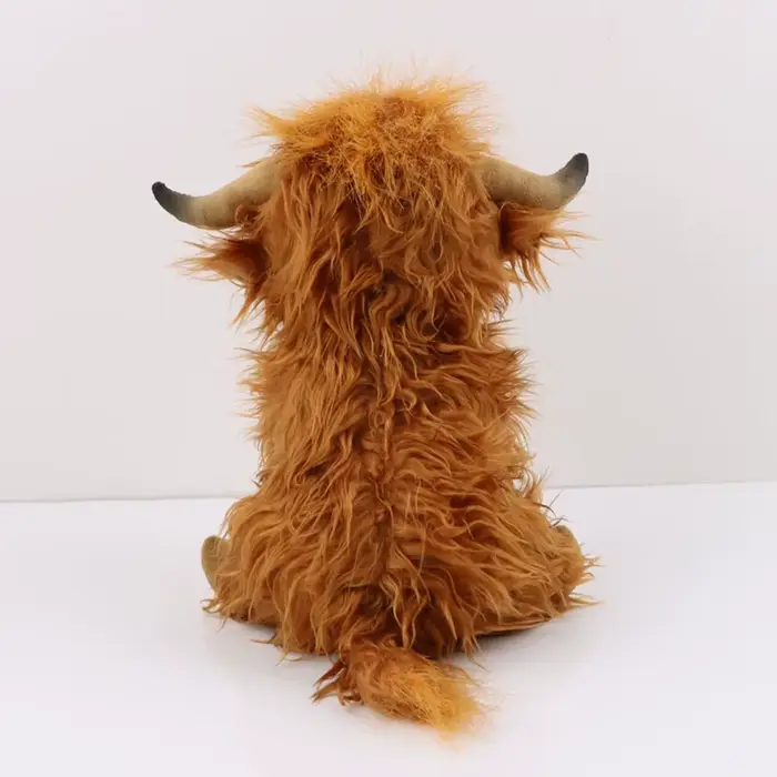 CYISONAL Highland vache animaux en peluche peluche taureau peluche poupée animale cadeau doux pour e