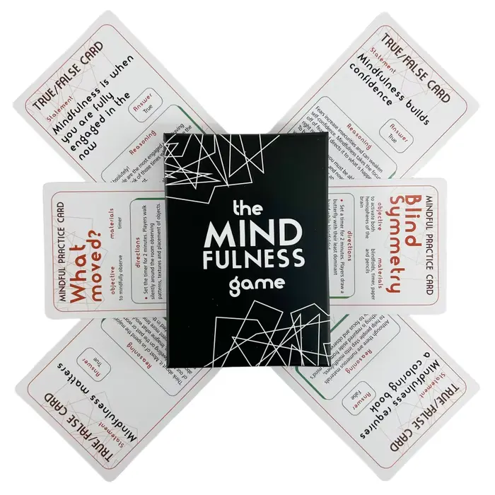 Jeu de thérapie de pleine conscience pour enfants adolescents et adultes 40 cartes pour jouer compétences sociales gestion du stress développement personnel