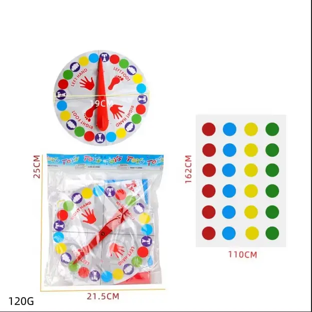 Twister – jeu de fête en famille, jouet interactif torsadé pour enfants et adultes, divertissement d