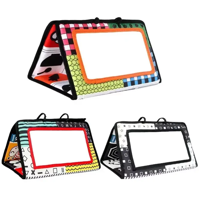 Miroir de sol pour bébé noir et blanc