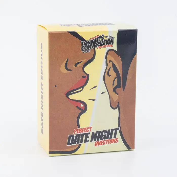 CONVERSAISON DU SOIR : 100 questions ouvertes - Édition Soirée Romantique - Jeu de cartes pour des c