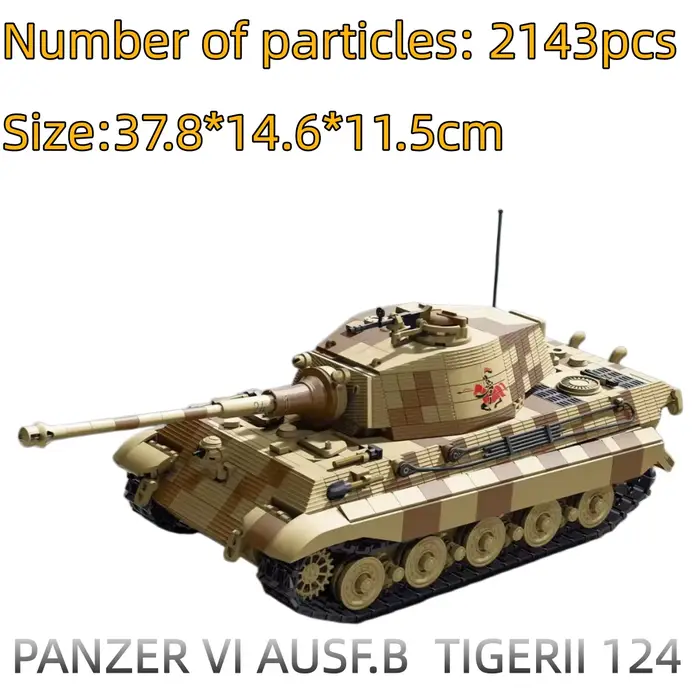 Ensemble de construction de char Tiger King TK2