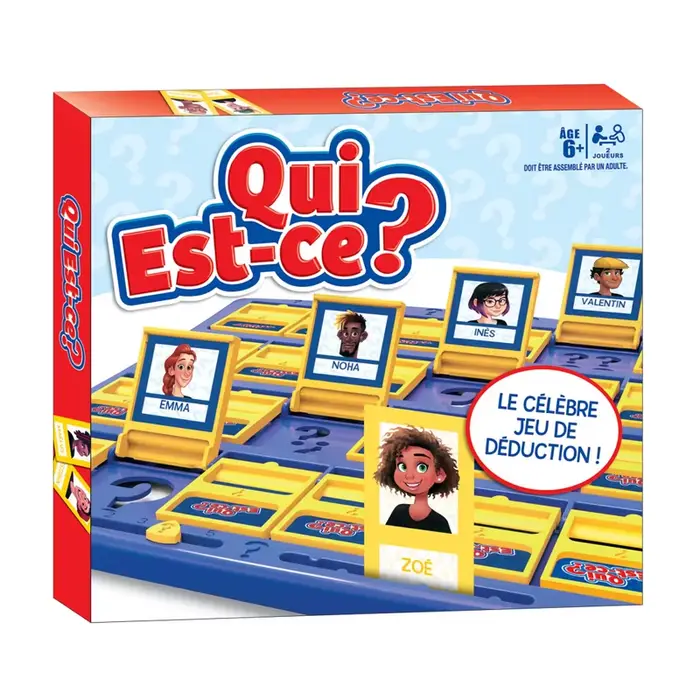 Jeu de société français « Devinez qui je suis » : jeu de devinettes amusant pour les enfants de 6 an