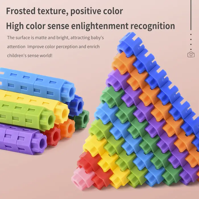 Blocs de construction hexagonaux, grandes particules, jouets à assembler, épissage et blocs de construction créatifs en Six Dimensio