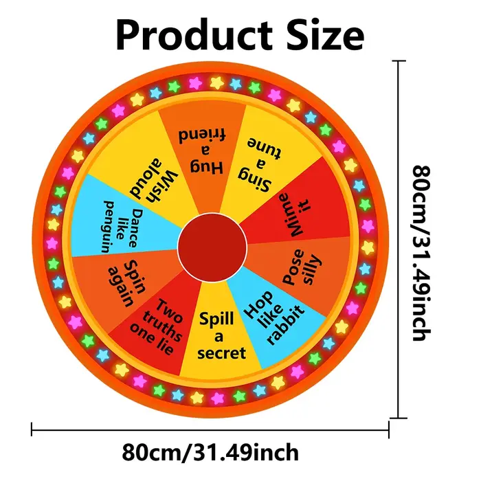 Roue de la fortune de table