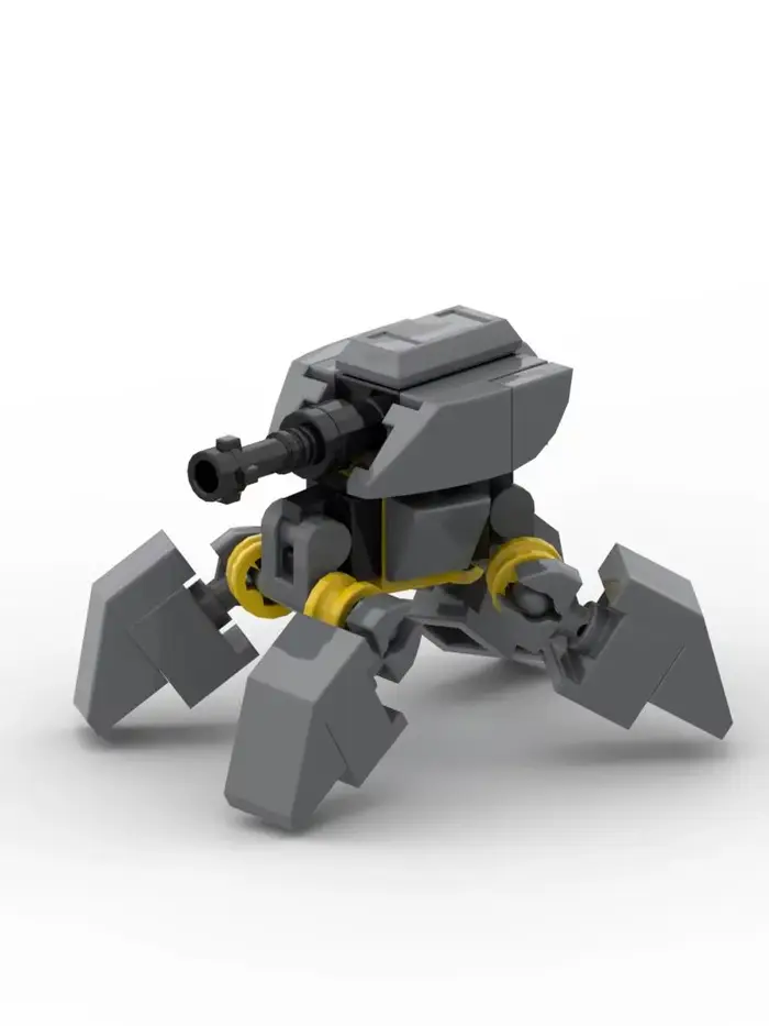 Blocs de construction MOC série militaire de la seconde guerre mondiale, Robot mécanique quadrupède,